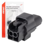 Connector plug and socket set 2 PIN 2.2mm AMIO-04346, AMiO