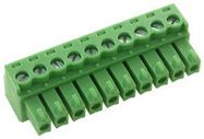 TERMINAL BLOCK, EUROSTYLE 10 POSITION 24-12AWG