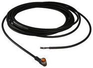 SINGLE ENDED SENSOR CORDSET, RIGHT ANGLE M8 3 POSITION FEMALE, 5M