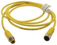 SENSOR CORDSET, M12 4 POSITION MALE TO FEMALE, 2M