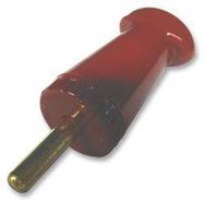 TEST PLUG, PIN-PLUG, 50A, RED