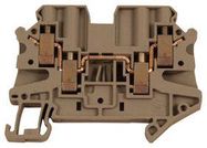 TERMINAL BLOCK, DIN RAIL, 4 POSITION, 26-10AWG