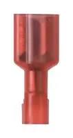 FEMALE DISCONNECT, NYLON FULLY INSULATED, 22 - 18 AWG, .187 X .032 TAB SIZE, FUNNEL ENTRY 07AH2215