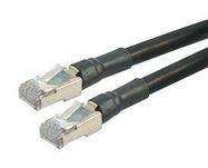 PATCH CORD, RJ45 PLUG-PLUG, BLK, 225FT