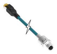 SENSOR CORD, 8P M12 RCPT-RJ45 PLUG/19.7"