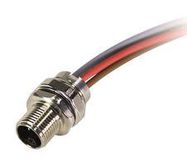 SENSOR CORD, 4P M12 PLUG-FREE END, 11.8"