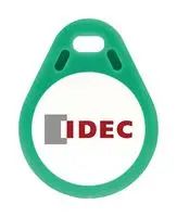 RFID TAG, KEY FOB, 13.56MHZ, GREEN