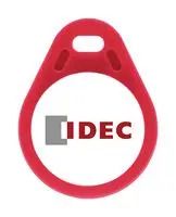 RFID TAG, KEY FOB, 13.56MHZ, RED