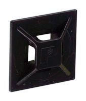 CABLE TIE MOUNT, 19.1MM, ABS, BLACK
