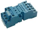 RELAY SOCKET, 250V, 10A, DIN RAIL