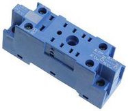 RELAY SOCKET, 250V, 10A, DIN RAIL