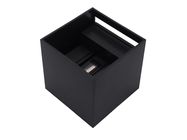 LED wall light 2x3W 4000K IP65 black CUBE LITE