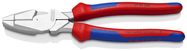 KNIPEX 09 05 240 Lineman's Pliers American style with multi-component handles chrome-plated 240 mm