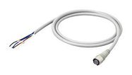 SENSOR CORD, 4P M12 PLUG-FREE END, 5M