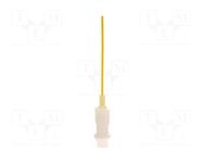 Needle: plastic flexible; 1.5"; Size: 20; straight; polypropylene METCAL