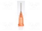 Needle: steel; 0.5"; Size: 23; straight; Mounting: Luer Lock METCAL