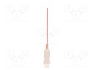 Needle: plastic flexible; 1.5"; Size: 25; straight METCAL
