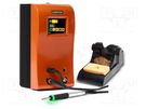 Soldering station; Station power: 80W; ESD; Display: LCD TFT 2,8" METCAL