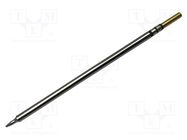 Tip; chisel,elongated; 1.4mm; 413°C; for soldering station METCAL