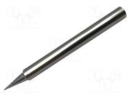 Tip; conical,elongated; 0.5mm; 421°C; for soldering station METCAL