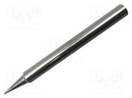 Tip; conical,elongated; 1mm; 421°C; for soldering station METCAL
