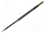 Tip; chisel,elongated; 0.6mm; 413°C; for  soldering iron METCAL