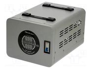 Device: automatic voltage stabiliser; 3000VA; Uout: 230VAC; IP20 QOLTEC