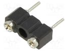 Fuse holder; THT; 6.3A; Mat: PPS,thermoplastic; UL94V-0; 5.08mm EATON/BUSSMANN