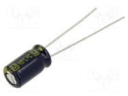 Capacitor: electrolytic; low ESR; THT; 120uF; 16VDC; Ø6.3x11.2mm PANASONIC