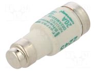 Fuse: fuse; 20A; 440VAC; aM; industrial; D02 MERSEN