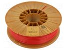 Filament: ASA; 1.75mm; red; 220÷250°C; 700g; Table temp: 90÷110°C ROSA 3D