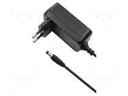 Power supply: switching; mains,plug-in; 9VDC; 3A; 27W; Out: 5,5/2,5 QOLTEC