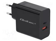 Power supply: switching; mains,plug-in,charger; 5VDC,; 3A; 63W QOLTEC