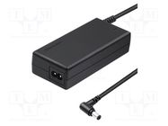 Power supply: switching; 19VDC; 1.3A; Out: 6,5/4,4; 25W; 220÷240VAC QOLTEC