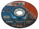 Cutting wheel; Ø: 125mm; Øhole: 22.23mm; Disc thick: 3.2mm ABRA BETA