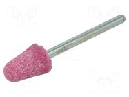 Grindingstone; metal,steel; ceramics; plunger; 3mm; conical ABRA BETA