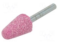 Grindingstone; metal,steel; ceramics; plunger; 6mm; conical ABRA BETA