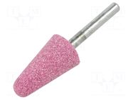 Grindingstone; metal,steel; ceramics; plunger; 6mm; conical ABRA BETA