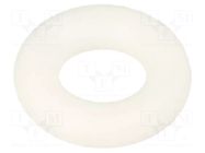 O-ring gasket; silicone; Thk: 2mm; Øint: 4mm; white; -60÷160°C ORING USZCZELNIENIA TECHNICZNE