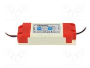 Power supply: switched-mode; LED; 24W; 12VDC; 2A; 220÷240VAC; IP20 QOLTEC