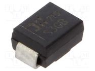 Diode: rectifying; SMD; 400V; 3A; SMB; Ufmax: 1.15V; Ifsm: 100A DIODES INCORPORATED