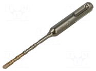 Drill bit; for concrete; Ø: 4mm; L: 110mm; SDS-Plus® FISCHER