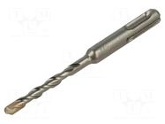 Drill bit; for concrete; Ø: 6mm; L: 110mm; SDS-Plus® FISCHER