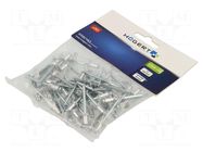 Rivet; aluminium; Rivet diam: 4.8mm; L.rivet: 8mm; 50pcs. HÖGERT TECHNIK