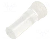 Fiber for LED; Ø5.2mm; L: 11.1mm; round; Front: flat; straight; IP68 MENTOR