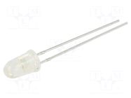 LED; cyan; 5mm; 15000÷32000mcd; 10°; Front: convex; 2.8÷3.5VDC; 60mW BRIGHTEK (EUROPE)