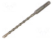 Drill bit; for concrete; Ø: 6mm; L: 160mm; SDS-Plus® FISCHER