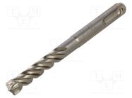 Drill bit; for concrete; Ø: 10mm; L: 115mm; SDS-Plus®; QUATTRIC II FISCHER