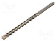 Drill bit; for concrete; Ø: 12mm; L: 210mm; SDS-Plus®; QUATTRIC II FISCHER