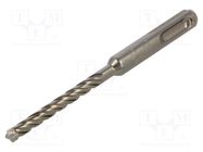 Drill bit; for concrete; Ø: 6mm; L: 115mm; SDS-Plus®; QUATTRIC II FISCHER